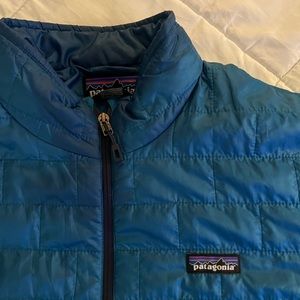 Patagonia Puff Jacket- Blue/ Large